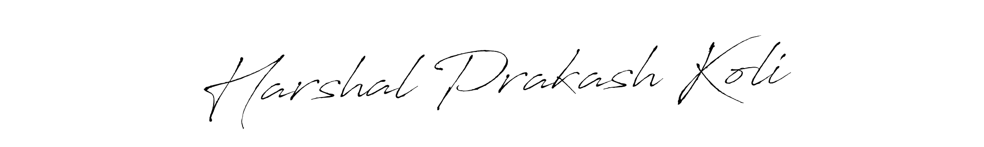 Antro_Vectra is a professional signature style that is perfect for those who want to add a touch of class to their signature. It is also a great choice for those who want to make their signature more unique. Get Harshal Prakash Koli name to fancy signature for free. Harshal Prakash Koli signature style 6 images and pictures png