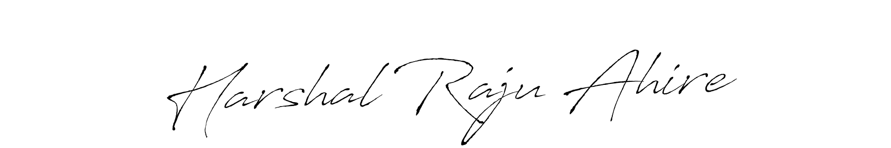 Use a signature maker to create a handwritten signature online. With this signature software, you can design (Antro_Vectra) your own signature for name Harshal Raju Ahire. Harshal Raju Ahire signature style 6 images and pictures png