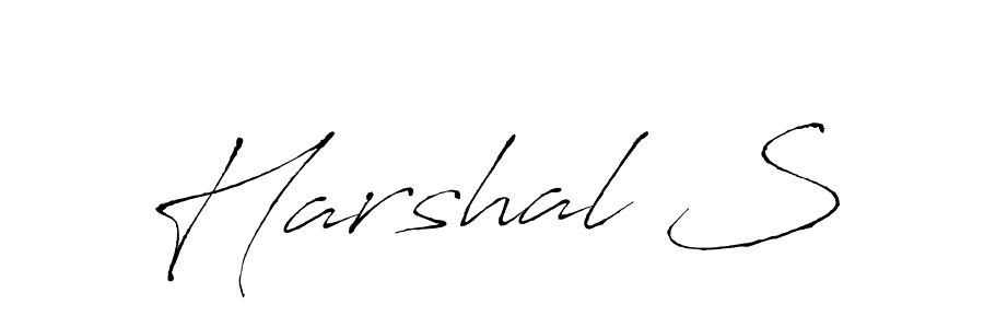 Similarly Antro_Vectra is the best handwritten signature design. Signature creator online .You can use it as an online autograph creator for name Harshal S. Harshal S signature style 6 images and pictures png