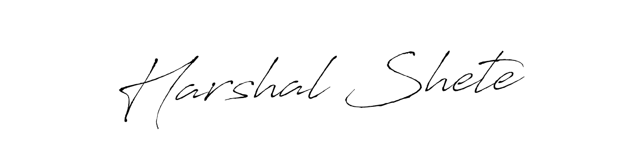 Also we have Harshal Shete name is the best signature style. Create professional handwritten signature collection using Antro_Vectra autograph style. Harshal Shete signature style 6 images and pictures png