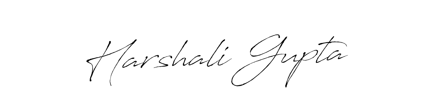 The best way (Antro_Vectra) to make a short signature is to pick only two or three words in your name. The name Harshali Gupta include a total of six letters. For converting this name. Harshali Gupta signature style 6 images and pictures png