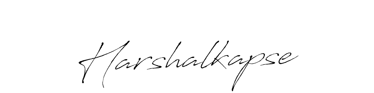 Harshalkapse stylish signature style. Best Handwritten Sign (Antro_Vectra) for my name. Handwritten Signature Collection Ideas for my name Harshalkapse. Harshalkapse signature style 6 images and pictures png