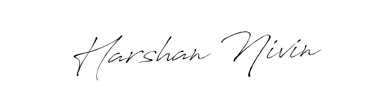 Here are the top 10 professional signature styles for the name Harshan Nivin. These are the best autograph styles you can use for your name. Harshan Nivin signature style 6 images and pictures png
