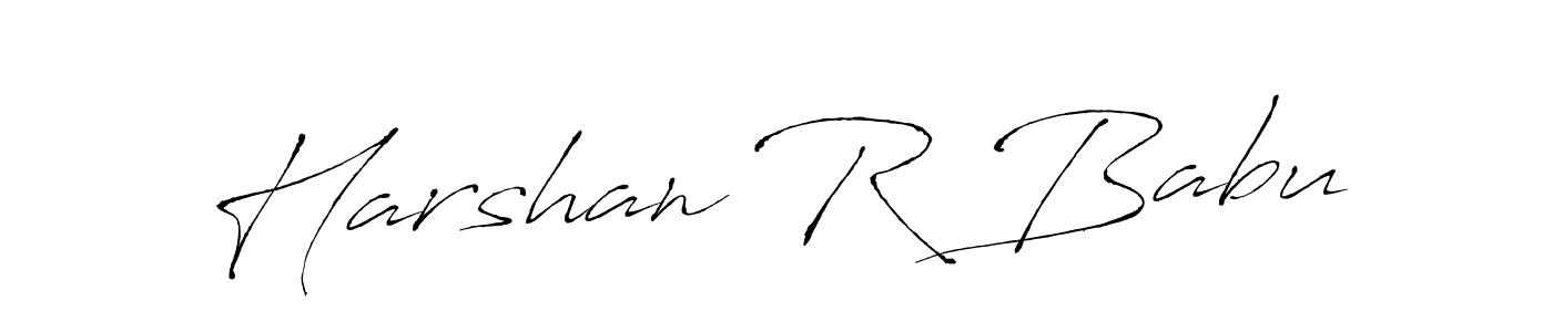 You should practise on your own different ways (Antro_Vectra) to write your name (Harshan R Babu) in signature. don't let someone else do it for you. Harshan R Babu signature style 6 images and pictures png