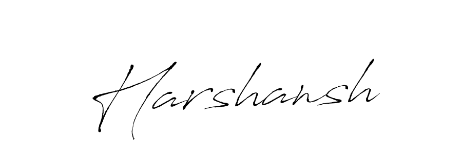 How to make Harshansh signature? Antro_Vectra is a professional autograph style. Create handwritten signature for Harshansh name. Harshansh signature style 6 images and pictures png