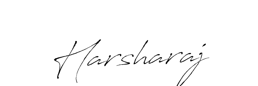 Make a beautiful signature design for name Harsharaj. With this signature (Antro_Vectra) style, you can create a handwritten signature for free. Harsharaj signature style 6 images and pictures png