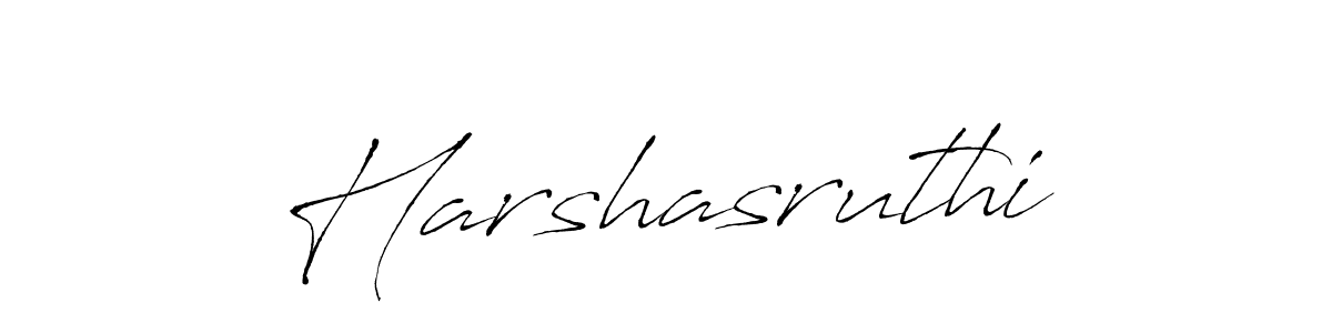 Design your own signature with our free online signature maker. With this signature software, you can create a handwritten (Antro_Vectra) signature for name Harshasruthi. Harshasruthi signature style 6 images and pictures png