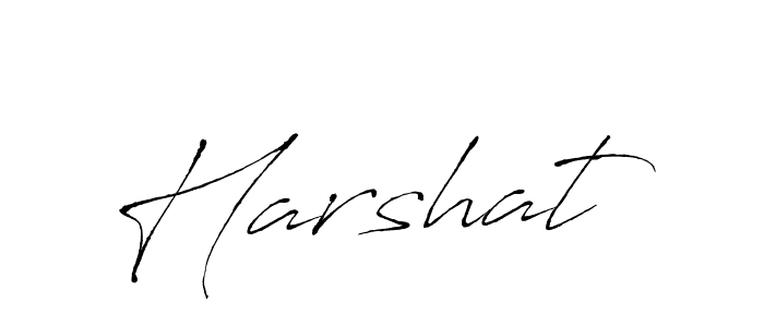 How to make Harshat name signature. Use Antro_Vectra style for creating short signs online. This is the latest handwritten sign. Harshat signature style 6 images and pictures png