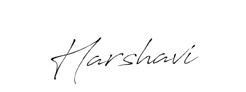 How to make Harshavi signature? Antro_Vectra is a professional autograph style. Create handwritten signature for Harshavi name. Harshavi signature style 6 images and pictures png