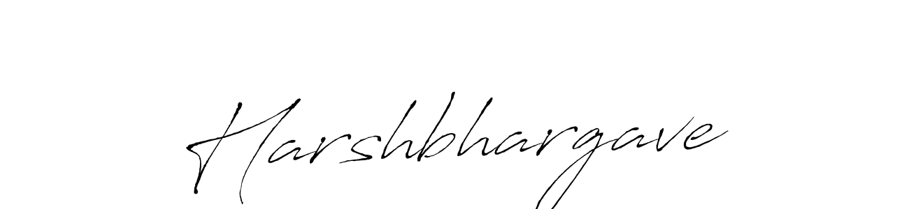 Design your own signature with our free online signature maker. With this signature software, you can create a handwritten (Antro_Vectra) signature for name Harshbhargave. Harshbhargave signature style 6 images and pictures png