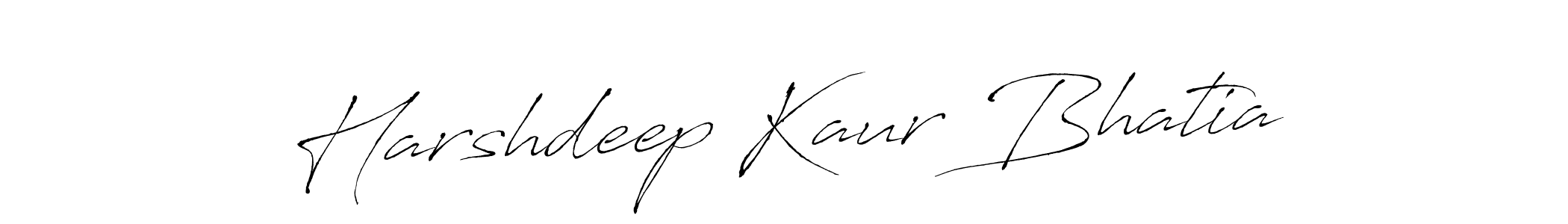 Use a signature maker to create a handwritten signature online. With this signature software, you can design (Antro_Vectra) your own signature for name Harshdeep Kaur Bhatia. Harshdeep Kaur Bhatia signature style 6 images and pictures png