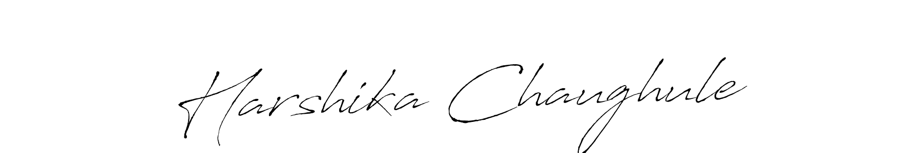 Harshika Chaughule stylish signature style. Best Handwritten Sign (Antro_Vectra) for my name. Handwritten Signature Collection Ideas for my name Harshika Chaughule. Harshika Chaughule signature style 6 images and pictures png