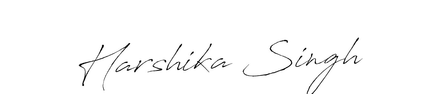 Antro_Vectra is a professional signature style that is perfect for those who want to add a touch of class to their signature. It is also a great choice for those who want to make their signature more unique. Get Harshika Singh name to fancy signature for free. Harshika Singh signature style 6 images and pictures png