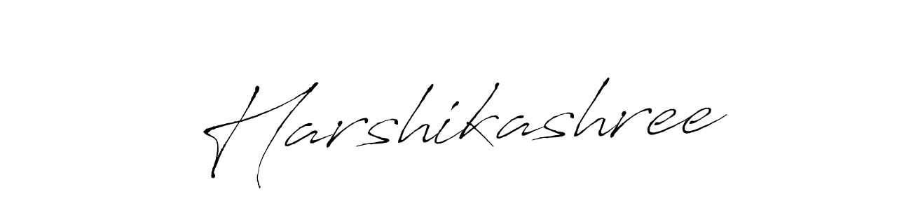 Harshikashree stylish signature style. Best Handwritten Sign (Antro_Vectra) for my name. Handwritten Signature Collection Ideas for my name Harshikashree. Harshikashree signature style 6 images and pictures png
