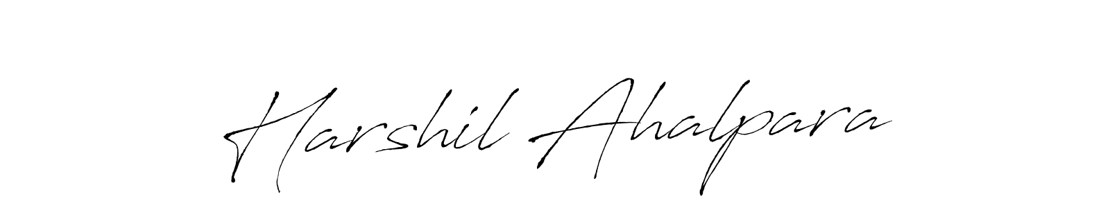 Use a signature maker to create a handwritten signature online. With this signature software, you can design (Antro_Vectra) your own signature for name Harshil Ahalpara. Harshil Ahalpara signature style 6 images and pictures png