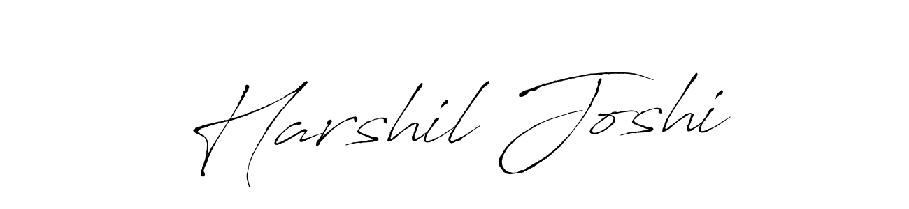 Also we have Harshil Joshi name is the best signature style. Create professional handwritten signature collection using Antro_Vectra autograph style. Harshil Joshi signature style 6 images and pictures png