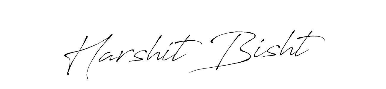 How to make Harshit Bisht signature? Antro_Vectra is a professional autograph style. Create handwritten signature for Harshit Bisht name. Harshit Bisht signature style 6 images and pictures png