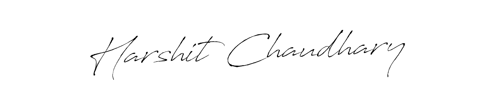 Create a beautiful signature design for name Harshit Chaudhary. With this signature (Antro_Vectra) fonts, you can make a handwritten signature for free. Harshit Chaudhary signature style 6 images and pictures png