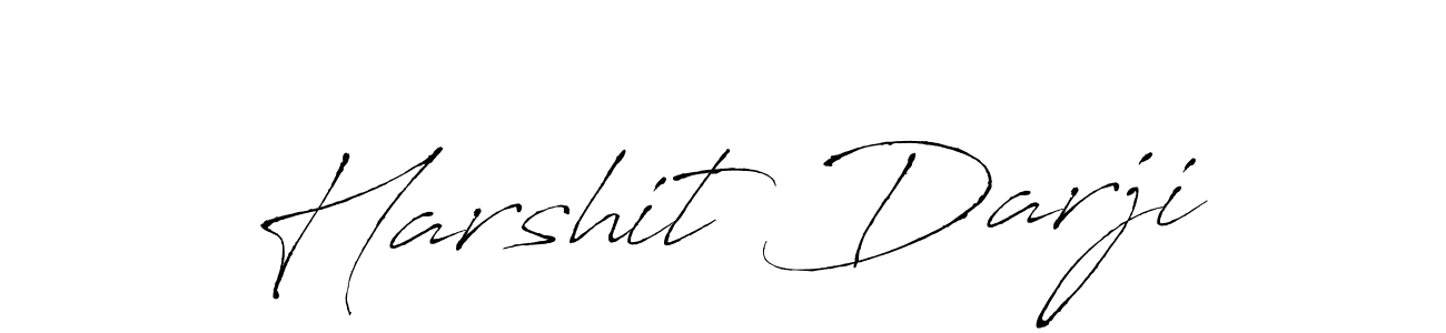 Make a beautiful signature design for name Harshit Darji. With this signature (Antro_Vectra) style, you can create a handwritten signature for free. Harshit Darji signature style 6 images and pictures png