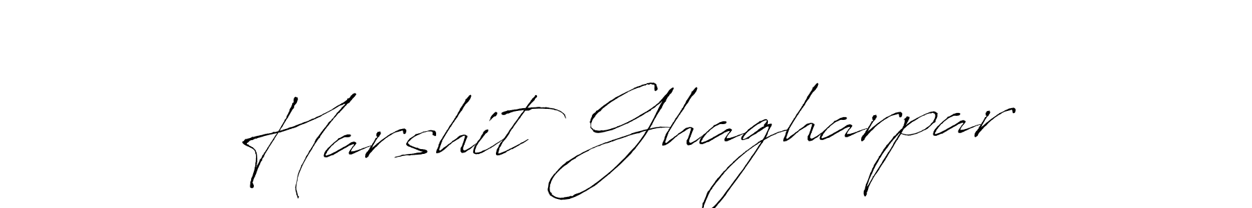 The best way (Antro_Vectra) to make a short signature is to pick only two or three words in your name. The name Harshit Ghagharpar include a total of six letters. For converting this name. Harshit Ghagharpar signature style 6 images and pictures png