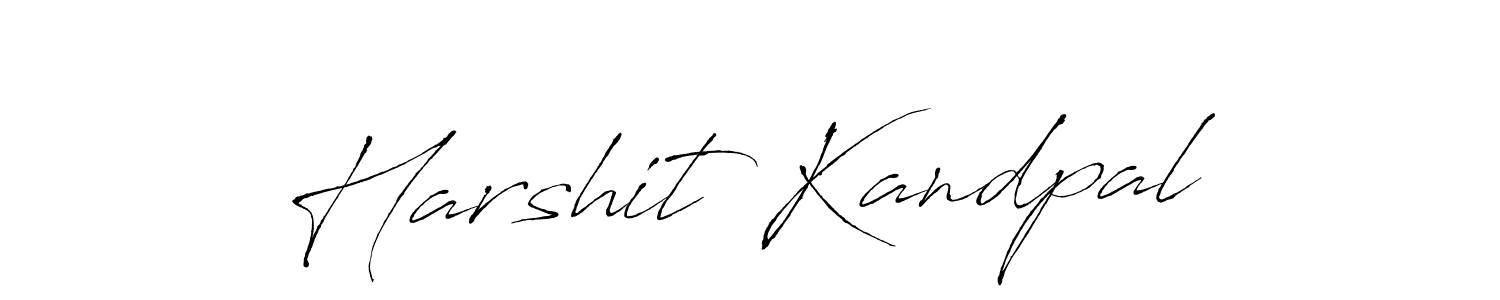 Harshit Kandpal stylish signature style. Best Handwritten Sign (Antro_Vectra) for my name. Handwritten Signature Collection Ideas for my name Harshit Kandpal. Harshit Kandpal signature style 6 images and pictures png