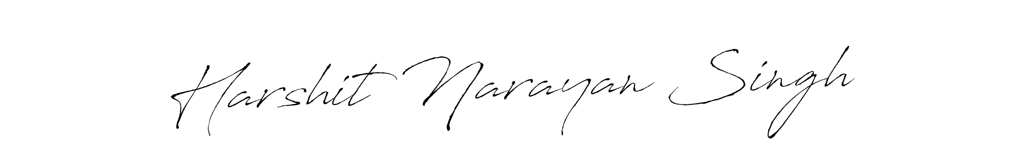 Harshit Narayan Singh stylish signature style. Best Handwritten Sign (Antro_Vectra) for my name. Handwritten Signature Collection Ideas for my name Harshit Narayan Singh. Harshit Narayan Singh signature style 6 images and pictures png