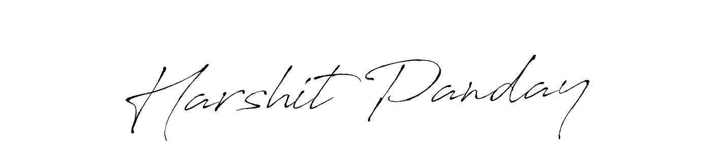 Design your own signature with our free online signature maker. With this signature software, you can create a handwritten (Antro_Vectra) signature for name Harshit Panday. Harshit Panday signature style 6 images and pictures png