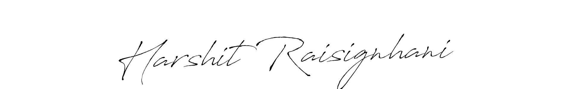 Make a short Harshit Raisignhani signature style. Manage your documents anywhere anytime using Antro_Vectra. Create and add eSignatures, submit forms, share and send files easily. Harshit Raisignhani signature style 6 images and pictures png