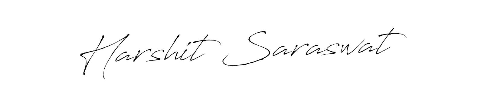 The best way (Antro_Vectra) to make a short signature is to pick only two or three words in your name. The name Harshit Saraswat include a total of six letters. For converting this name. Harshit Saraswat signature style 6 images and pictures png