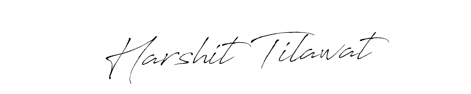 Also we have Harshit Tilawat name is the best signature style. Create professional handwritten signature collection using Antro_Vectra autograph style. Harshit Tilawat signature style 6 images and pictures png