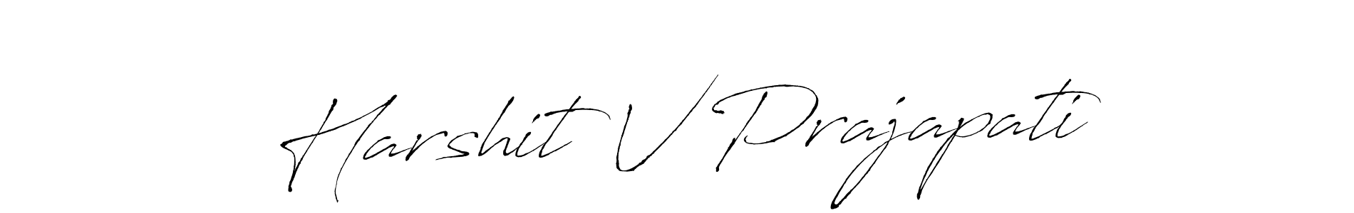 if you are searching for the best signature style for your name Harshit V Prajapati. so please give up your signature search. here we have designed multiple signature styles  using Antro_Vectra. Harshit V Prajapati signature style 6 images and pictures png