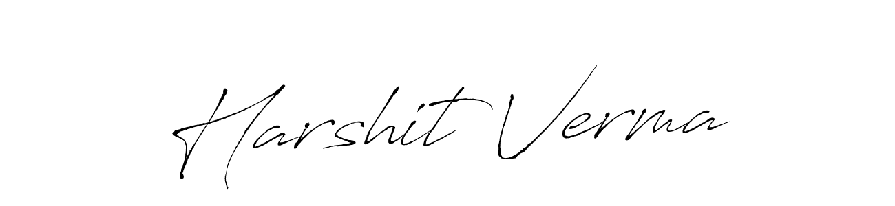 Use a signature maker to create a handwritten signature online. With this signature software, you can design (Antro_Vectra) your own signature for name Harshit Verma. Harshit Verma signature style 6 images and pictures png