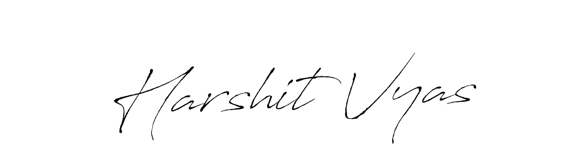 You should practise on your own different ways (Antro_Vectra) to write your name (Harshit Vyas) in signature. don't let someone else do it for you. Harshit Vyas signature style 6 images and pictures png