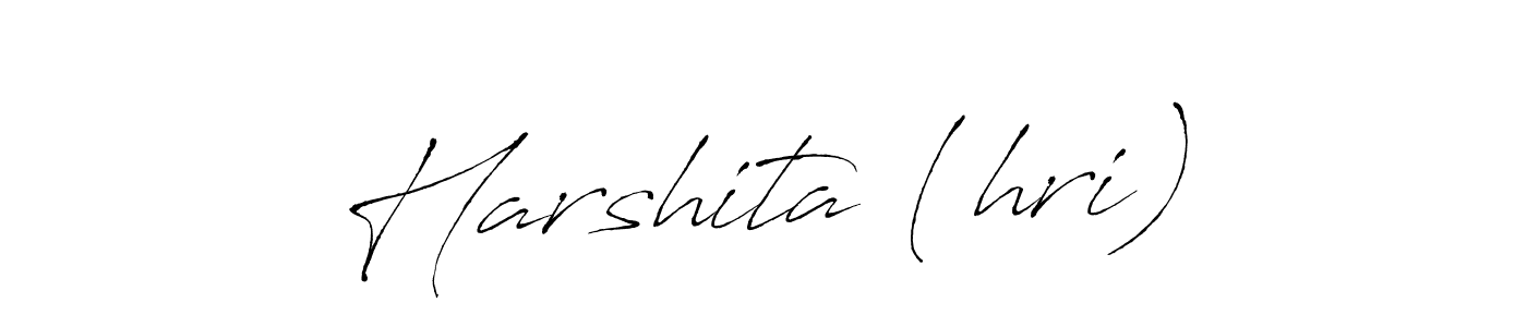 Similarly Antro_Vectra is the best handwritten signature design. Signature creator online .You can use it as an online autograph creator for name Harshita (hri). Harshita (hri) signature style 6 images and pictures png