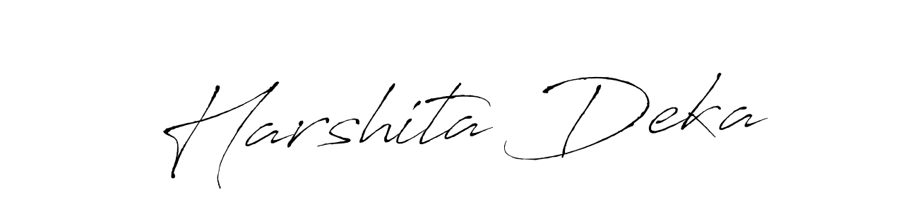 This is the best signature style for the Harshita Deka name. Also you like these signature font (Antro_Vectra). Mix name signature. Harshita Deka signature style 6 images and pictures png
