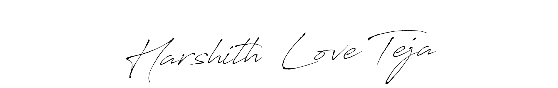 You should practise on your own different ways (Antro_Vectra) to write your name (Harshith  Love Teja) in signature. don't let someone else do it for you. Harshith  Love Teja signature style 6 images and pictures png