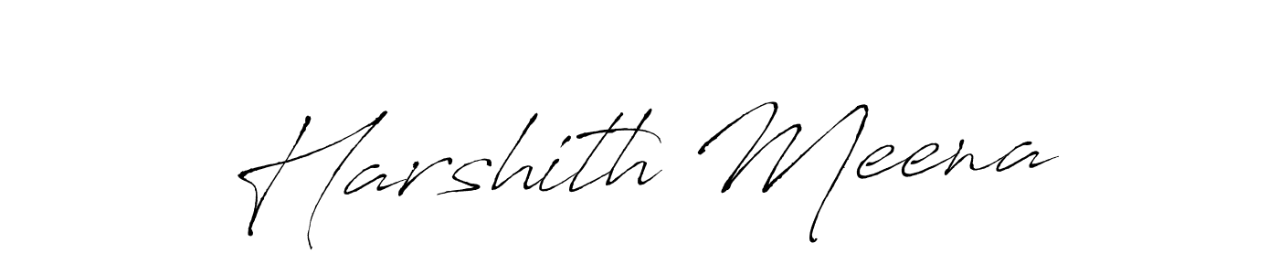 Make a beautiful signature design for name Harshith Meena. Use this online signature maker to create a handwritten signature for free. Harshith Meena signature style 6 images and pictures png
