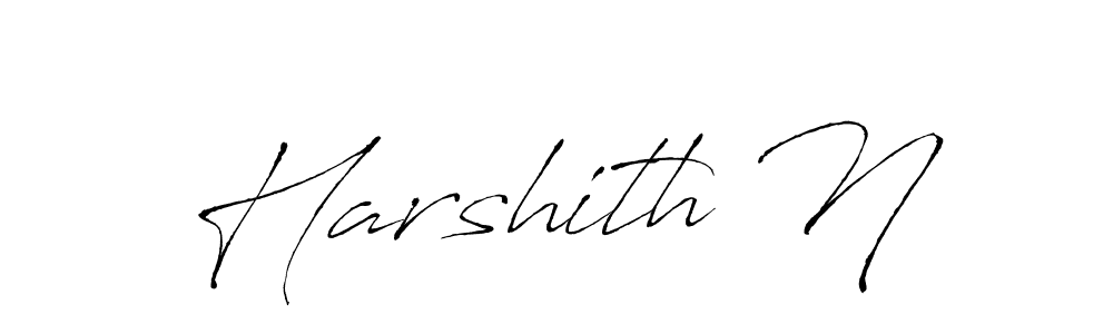 Best and Professional Signature Style for Harshith N. Antro_Vectra Best Signature Style Collection. Harshith N signature style 6 images and pictures png