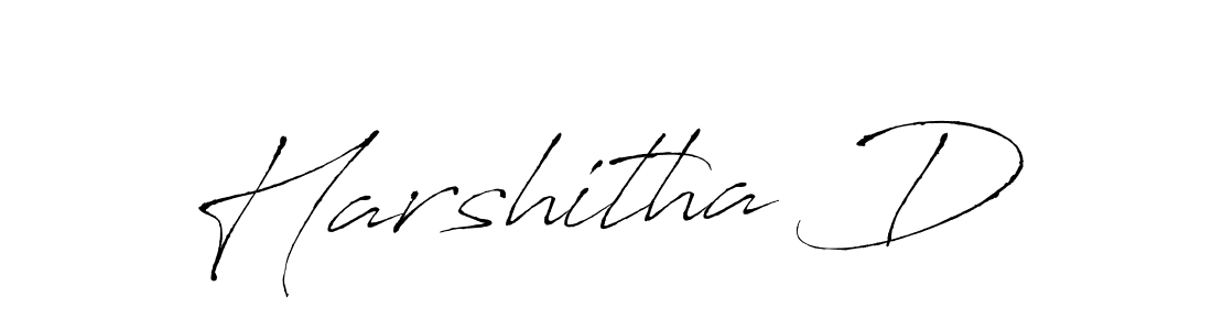 Antro_Vectra is a professional signature style that is perfect for those who want to add a touch of class to their signature. It is also a great choice for those who want to make their signature more unique. Get Harshitha D name to fancy signature for free. Harshitha D signature style 6 images and pictures png