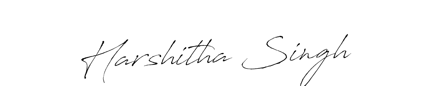 Harshitha Singh stylish signature style. Best Handwritten Sign (Antro_Vectra) for my name. Handwritten Signature Collection Ideas for my name Harshitha Singh. Harshitha Singh signature style 6 images and pictures png