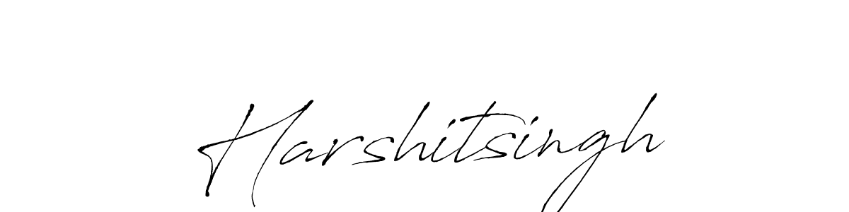 Antro_Vectra is a professional signature style that is perfect for those who want to add a touch of class to their signature. It is also a great choice for those who want to make their signature more unique. Get Harshitsingh name to fancy signature for free. Harshitsingh signature style 6 images and pictures png