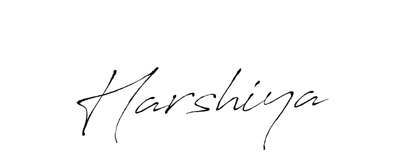 Create a beautiful signature design for name Harshiya. With this signature (Antro_Vectra) fonts, you can make a handwritten signature for free. Harshiya signature style 6 images and pictures png