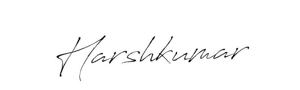 Design your own signature with our free online signature maker. With this signature software, you can create a handwritten (Antro_Vectra) signature for name Harshkumar. Harshkumar signature style 6 images and pictures png