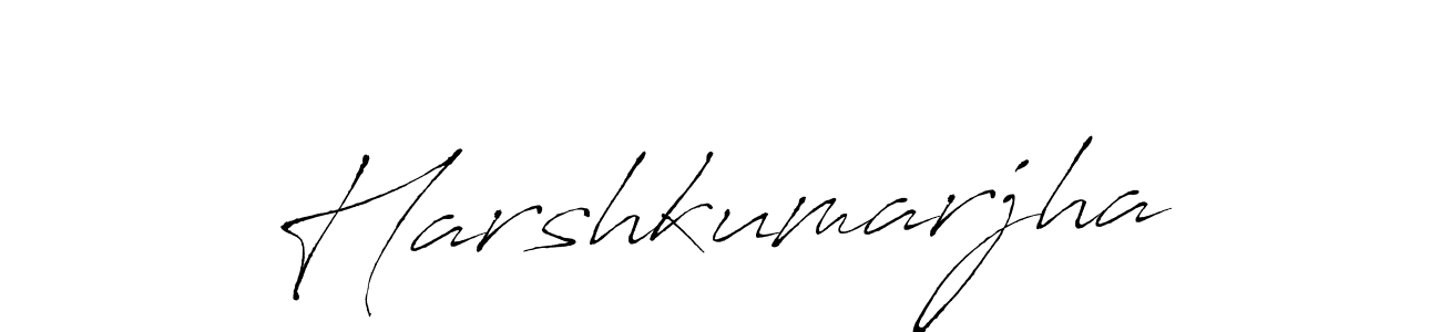 How to make Harshkumarjha signature? Antro_Vectra is a professional autograph style. Create handwritten signature for Harshkumarjha name. Harshkumarjha signature style 6 images and pictures png