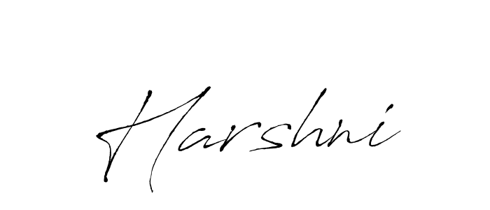 Harshni stylish signature style. Best Handwritten Sign (Antro_Vectra) for my name. Handwritten Signature Collection Ideas for my name Harshni. Harshni signature style 6 images and pictures png