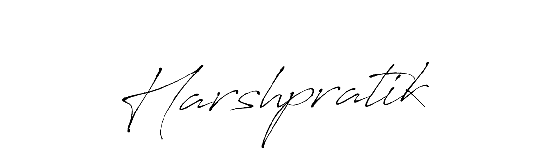 Harshpratik stylish signature style. Best Handwritten Sign (Antro_Vectra) for my name. Handwritten Signature Collection Ideas for my name Harshpratik. Harshpratik signature style 6 images and pictures png
