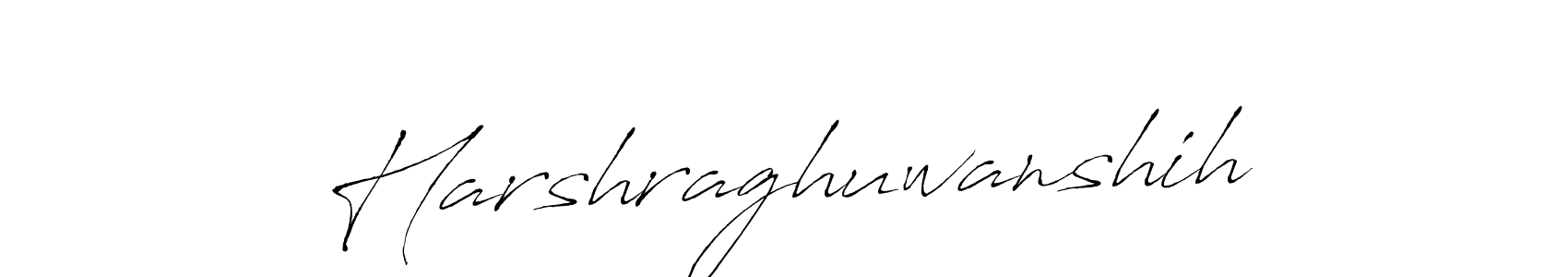 Design your own signature with our free online signature maker. With this signature software, you can create a handwritten (Antro_Vectra) signature for name Harshraghuwanshih. Harshraghuwanshih signature style 6 images and pictures png