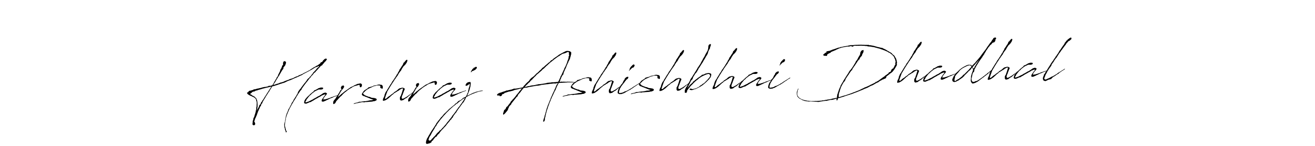 Design your own signature with our free online signature maker. With this signature software, you can create a handwritten (Antro_Vectra) signature for name Harshraj Ashishbhai Dhadhal. Harshraj Ashishbhai Dhadhal signature style 6 images and pictures png