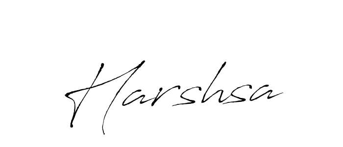 Use a signature maker to create a handwritten signature online. With this signature software, you can design (Antro_Vectra) your own signature for name Harshsa. Harshsa signature style 6 images and pictures png