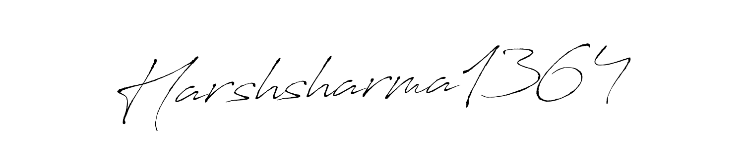 It looks lik you need a new signature style for name Harshsharma1364. Design unique handwritten (Antro_Vectra) signature with our free signature maker in just a few clicks. Harshsharma1364 signature style 6 images and pictures png